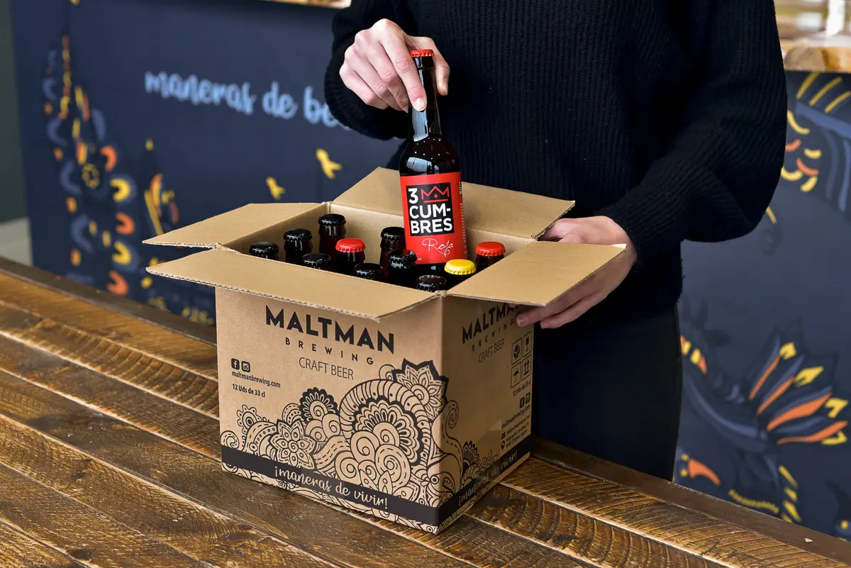 Maltman y 3cumbres Craft Beer caja cervezas.webp
